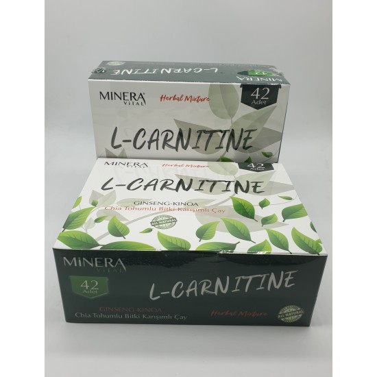 L-Carnitine Ginseng Kinoa Chia Tohumlu Bitki Çayı 2 Kutu 