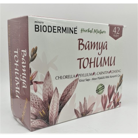 Bamya Tohumu Bitki Karışımlı Çay Minera  Biodermine