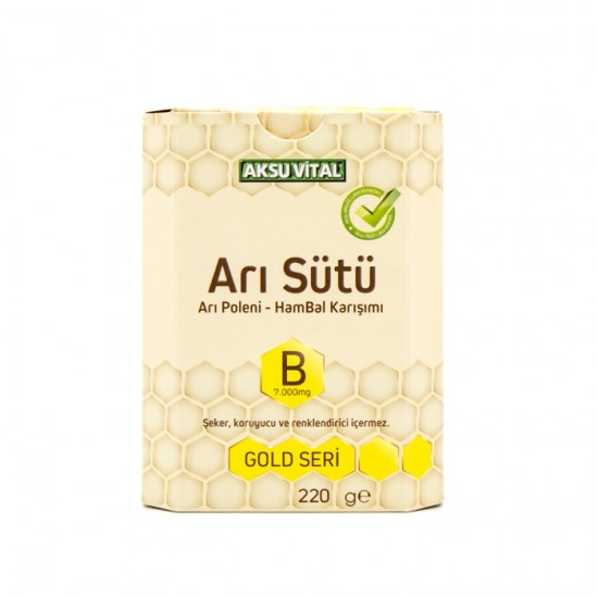 Arı Sütü Bal Polen (B)  Aksuvital 7.000 Mg - Çocuk