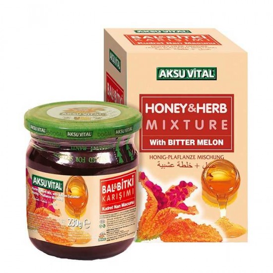 Bal Bitki Karışımı Kudret Narı Macunu Aksuvital 230 gr