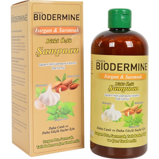 Biodermine Isırgan & Sarımsak Özlü Bitkisel Şampuan