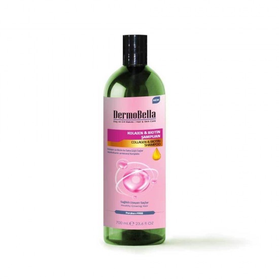 Collagen Ve Biotin  Şampuanı Dermo Bella 700 ML