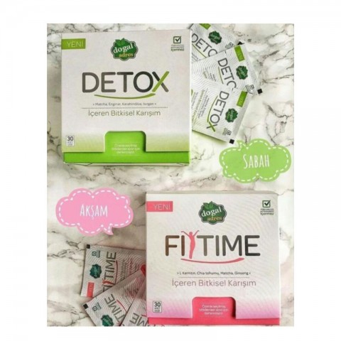 Fit Time Detox  Bitkisel Karışım İkili Set