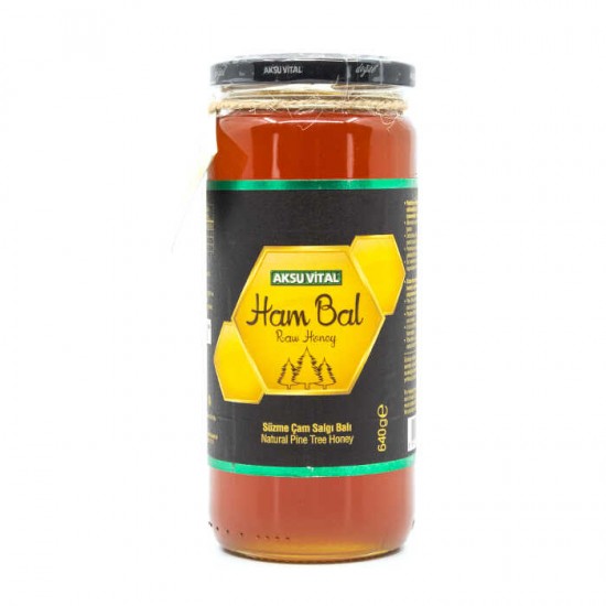 Ham Bal Süzme Çam Balı Aksuvital 640 gr