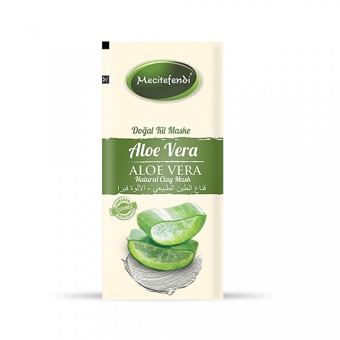 Doğal Kil Maske - Aloe Vera Tek Kullanımlık Mecitefendi 20 gr