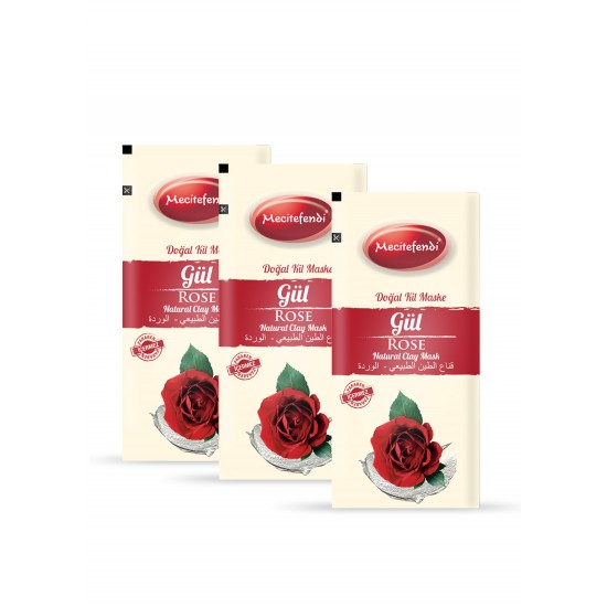 Doğal Kil Maske - Gül Mecitefendi 20 gr ( 3'lü )