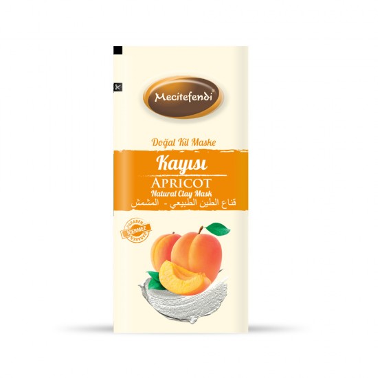 Doğal Kil Maske - Kayısı Etkisi Tek Kullanımlık Mecitefendi 20 gr
