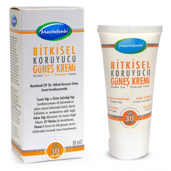 Bitkisel Koruyucu Güneş Kremi Mecitefendi (30 SPF) 50 ml