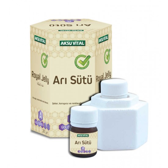 Saf Arı Sütü Aksuvital 20 ml