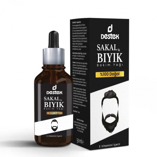 Sakal & Bıyık Bakım Yağı Destek 50 ml