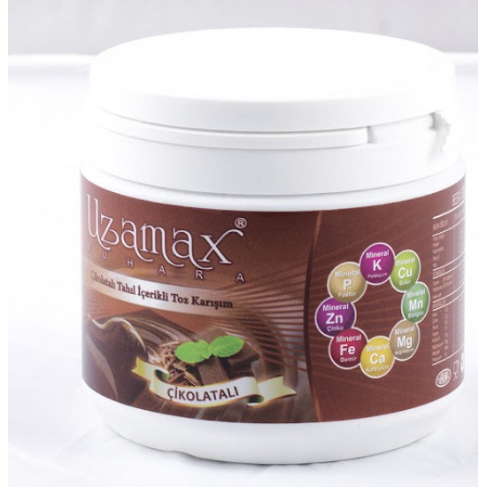 Uzamax Çikolatalı Keçiboynuzlu Tahıllı Toz Karışım 250 Gr