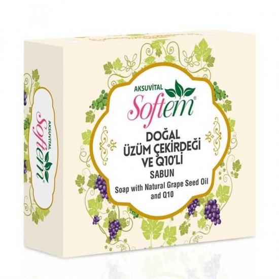 Üzüm Çekirdeği Yağı Q10 Sabun Softem 130 gr