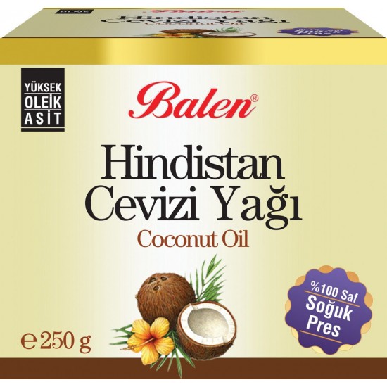 Hindistan Cevizi Yağı Balen 250 gr