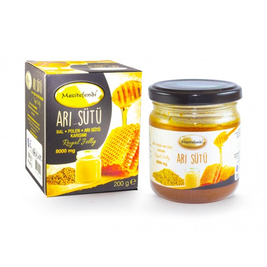 Arı Sütü, Bal, Polenli Macun Mecitefendi 8000 Mg