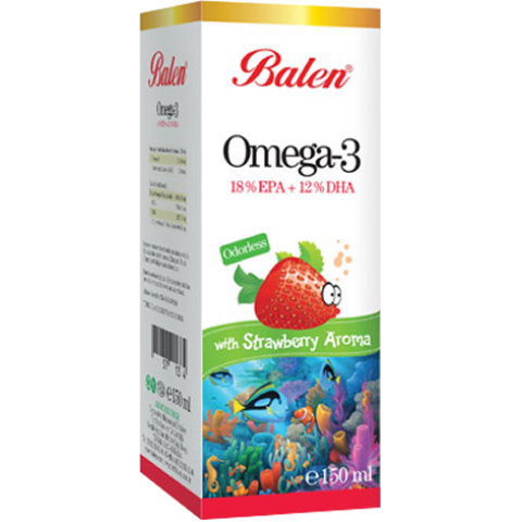 Omega 3 Çilek Aromalı Balık Yağı Balen
