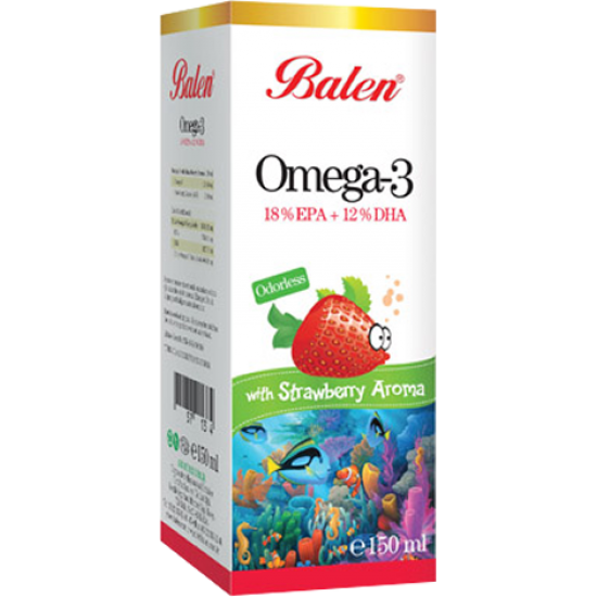 Omega 3 Çilek Aromalı Balık Yağı Balen