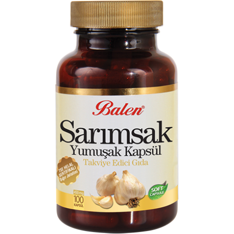 Sarımsak Yağı Yumuşak Kapsül Takviye Edici Gıda Balen