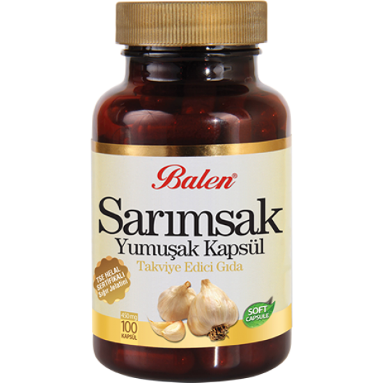 Sarımsak Yağı Yumuşak Kapsül Takviye Edici Gıda Balen