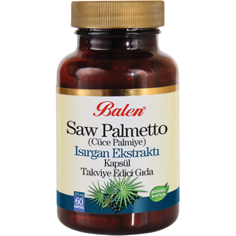 Saw Palmetto (Cüce Palmiye), Isırgan Ekstraktı Kapsül Balen