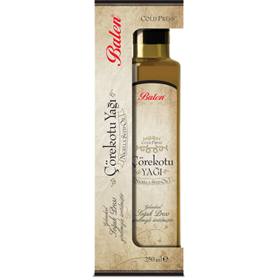Organik Çörekotu Yağı Balen 250 ml