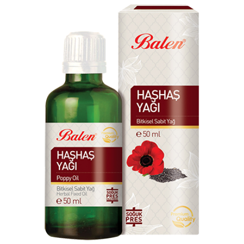Haşhaş Yağı Balen 50 ml