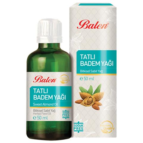 Tatlı Badem Yağı Balen 50 ml