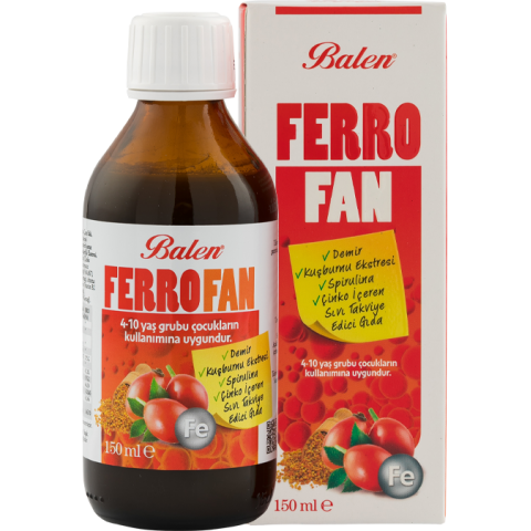 Ferrofan Sıvı Takviye Şurup Balen 150 ml
