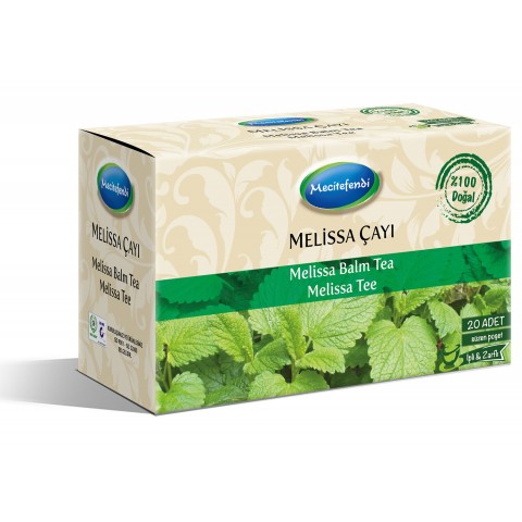 Melissa Çayı Mecitefendi (İpli & Zarflı Süzen Poşet 20'li)
