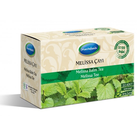 Melissa Çayı Mecitefendi (İpli & Zarflı Süzen Poşet 20'li)