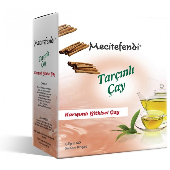 Tarçınlı Çay Mecitefendi (Süzen Poşet 40'lı)