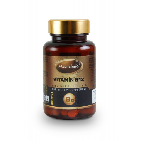 Vitamin B12 İçeren Takviye Mecitefendi (60 Kapsül)