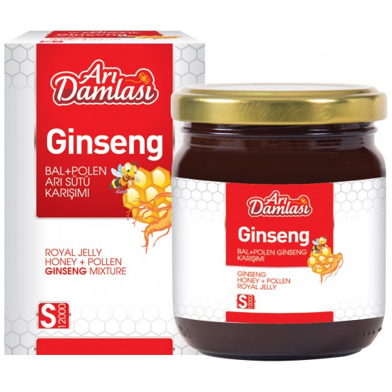 Arı Sütü Polen Ginsengli Macun Arı Damlası 230 gr