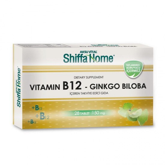 Vitamin-B-12 Ginkgo Biloba Tablet Shiffa Home 